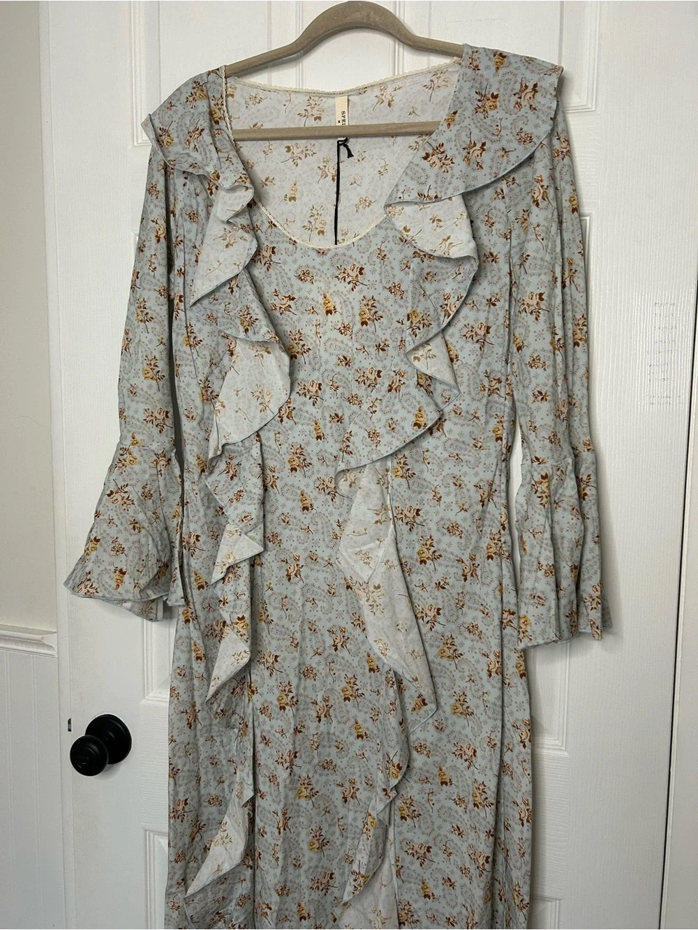 Free People x Spell & The Gypsy Fleur Frill Bias Maxi Dress